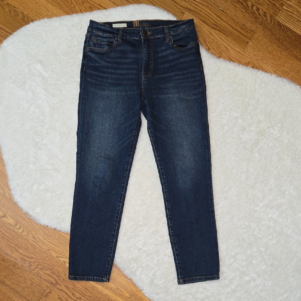 Kut From The Kloth High Rise Ankle Straight Leg Jean, Womens 4